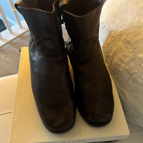 Vintage Vulcan Durango Men's Vintage Leather Boots. - Picture 2 of 7